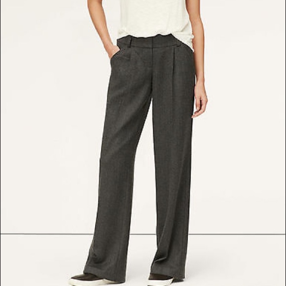 Wide leg Loft pants size 4